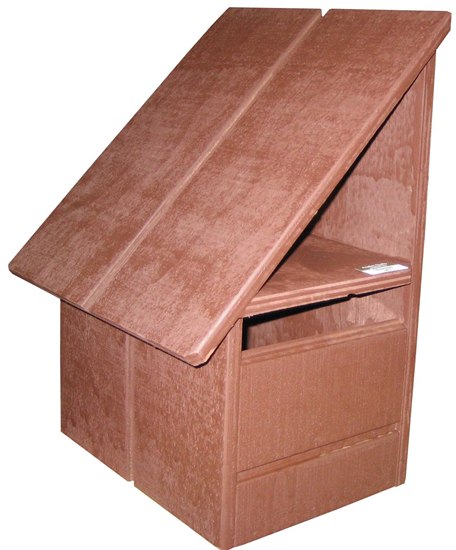 A-Series Hut Wooden Letterbox (Left Hand Option)1