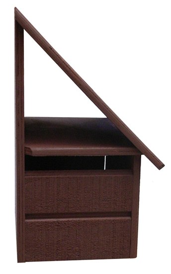 A-Series Hut Wooden Letterbox (Right Hand Option)1