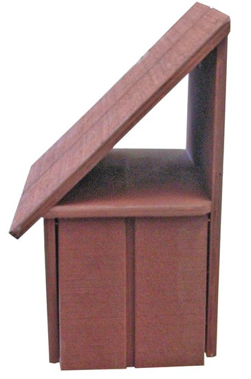 A-Series Hut Wooden Letterbox (Right Hand Option)2