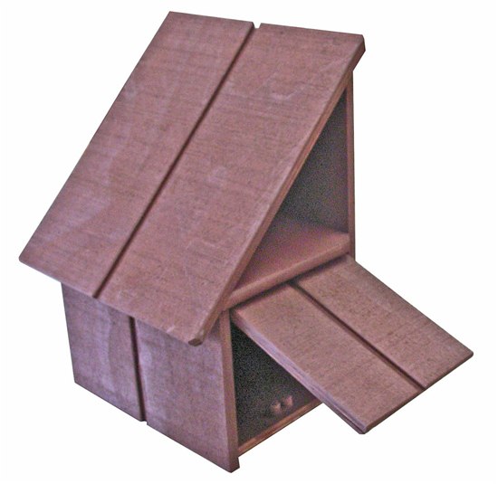 A-Series Hut Wooden Letterbox (Right Hand Option)3