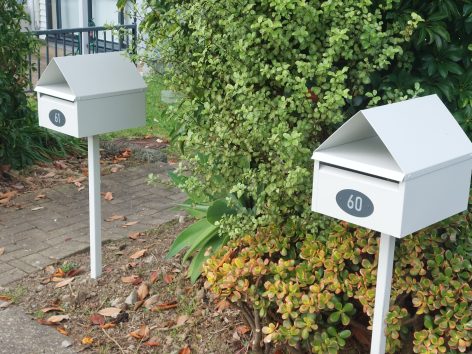 Gable Letterbox Surf Mist
